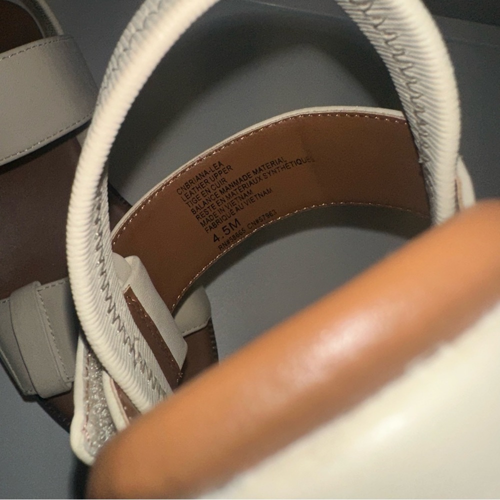 Caslon Beige Platform Sandals! Like New! 4.5M Women’s! Rare size find! - Picture 9 of 13